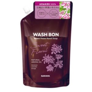 Мыло-пена Wash Bon для рук, с ароматом цветов, 500 мл, запасной блок