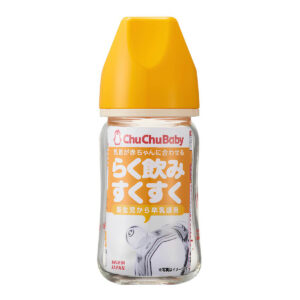 Бутылочка стеклянная, с широким горлышком, Chu Chu Baby, 160 мл, теплостойкая