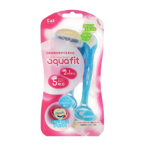 Одноразовый женский бритвенный станок Kai Aquafit, 5 лезвий, 3 шт.