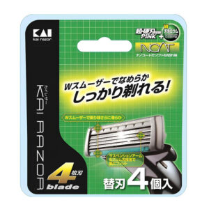 Сменные кассеты Kai-in к бритвенному станку Kai4 Razor, 4 шт.