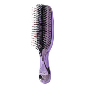 Расческа для волос средней жесткости с чехлом Scalp Brush World Premium Long Purple