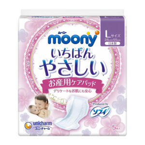 Послеродовые прокладки MOONY Birth Care Pads, L, 5 шт.