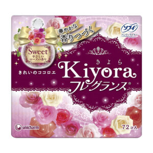 Ежедневные прокладки с нежным ароматом розы Sofy Kiyora Sweet, 72 шт.