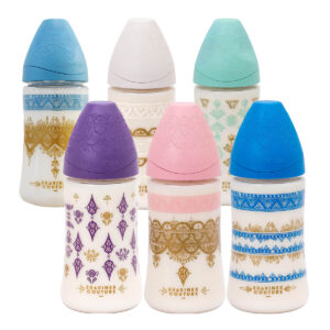 Бутылочка для кормления Suavinex Couture, с 3-х позиционной соской, 270 мл, 0+