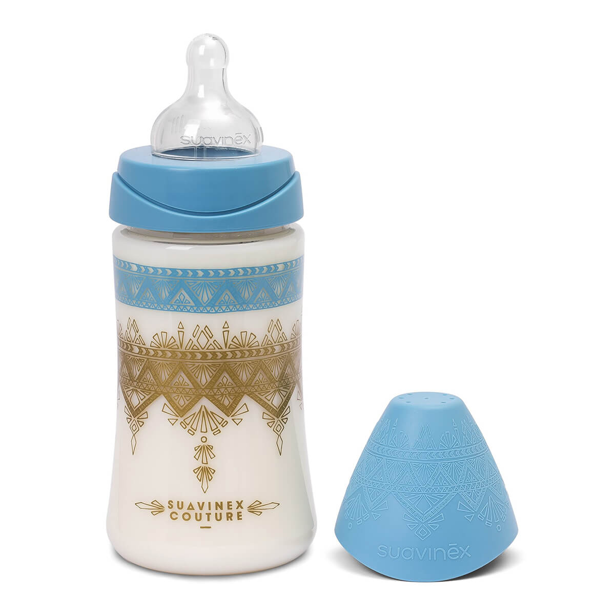 Бутылочка для кормления Suavinex Couture, с 3-х позиционной соской, 270 мл, 0+ — изображение 2