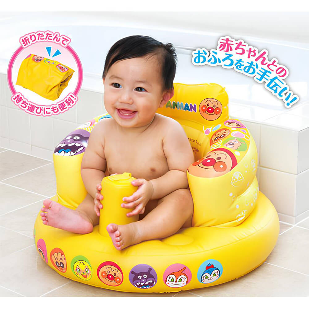Детский надувной стульчик для купания Anpanman Air Yellow — изображение 4