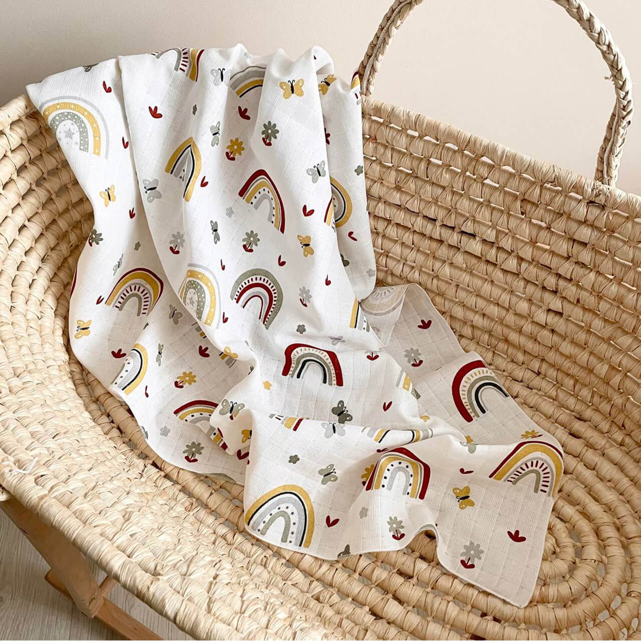 Детская многоразовая муслиновая пеленка, Маленькая Соня, 78×100 см, 3 штуки — изображение 3
