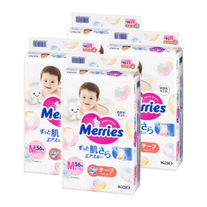 Подгузники Merries M, 6-11 кг, 56 шт. 4 упаковки