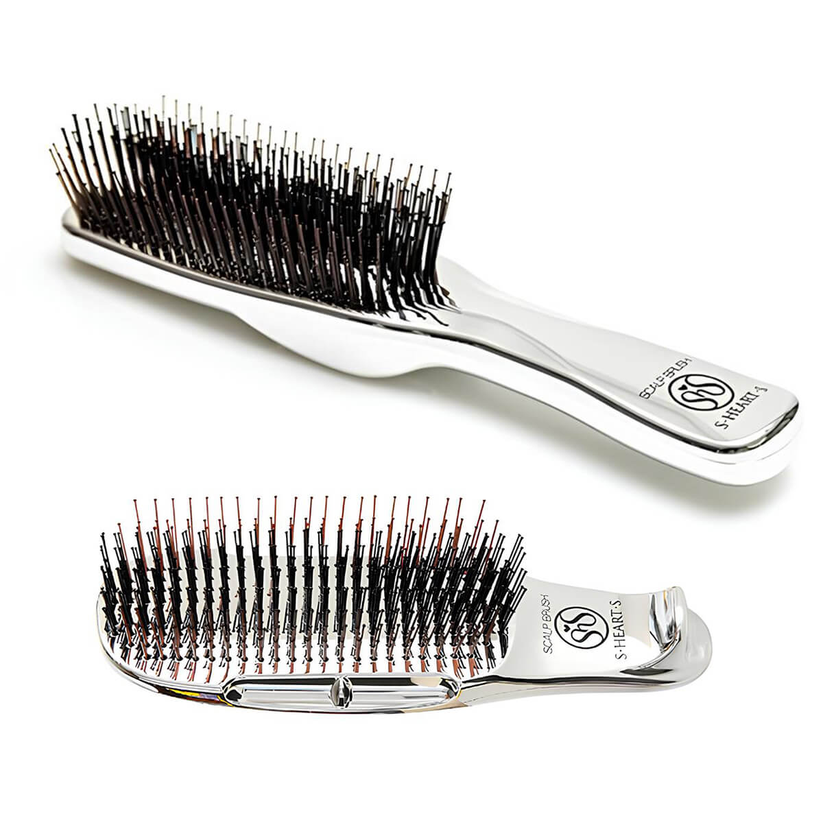 Масажний гребінець для волосся Scalp Brush World Pro Plus, Silver - Зображення 6