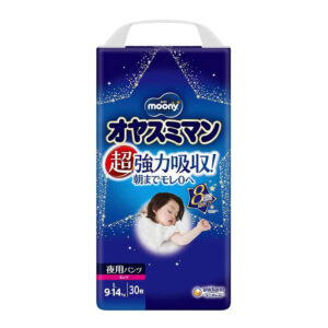 Трусики ночные Moony L, для девочки, 9-14 кг, 30 шт.