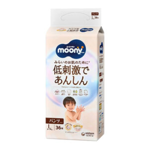 Трусики Moony Natural L, 9-14 кг, 36 шт.