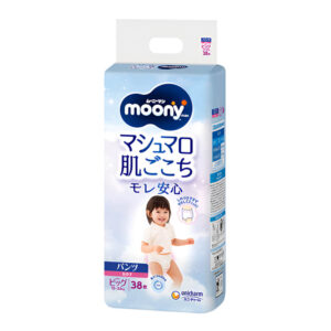 Трусики Moony Big, для девочек, 12-22 кг, 38 шт.