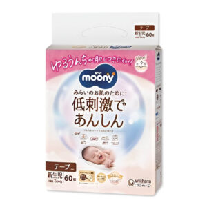 Подгузники Moony Natural NB, 0-5 кг, 60 шт.