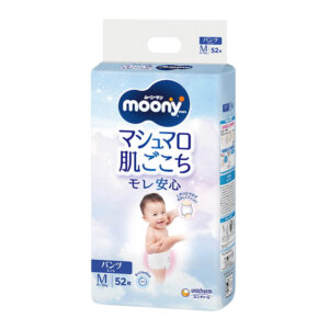 Трусики Moony M, для начинающих ходить, 6-12 кг, 52 шт.