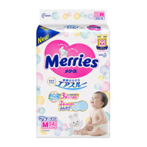 Подгузники Baby Diapers Merries, M, 6-11 кг, 54 шт.