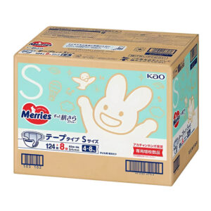Подгузники Baby Diapers Merries, S, 4-8 кг, 66 шт. 2 упаковки