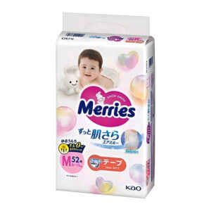 Подгузники Merries M, 6-11 кг, 52 шт.