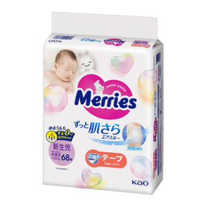 Подгузники Merries NB, 0-5 кг, 68 шт.