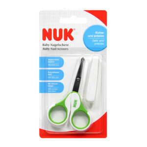 Детские безопасные ножницы Baby Nail Scissors с чехлом , NUK