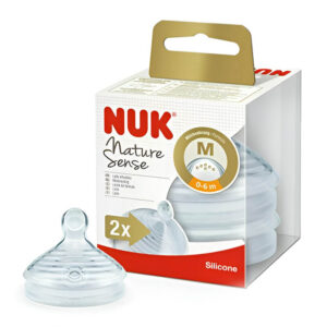 Антиколиковая соска Nuk Nature Sense, М, 0-6 месяцев, 2 шт.