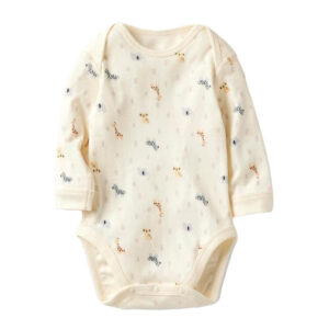 Мягкий хлопковый боди с застежкой спереди, UNIQLO, желтый, 60см