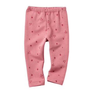 Детские флисовые леггинсы UNIQLO, 80 см, с цветочным принтом