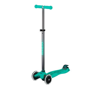 Детский самокат с подсветкой Micro, Maxi Deluxe Glow LED, 5-12 лет