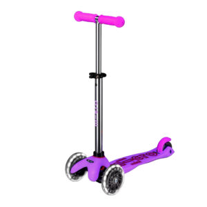Детский самокат с подсветкой Micro, Mini Deluxe Glow LED, 2-5 лет