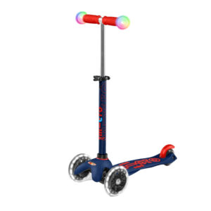 Детский самокат с подсветкой ручек Micro, Mini Deluxe Magic, 2-5 лет