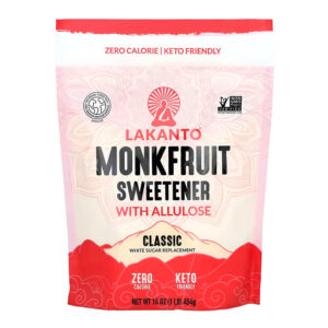 Сахарозаменитель Lakanto Monkfruit Sweetener with Allulose, 454 гр