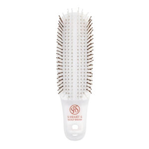 Японська гребінець для миття голови S-HEART-S Scalp Brush COM White (Soft)