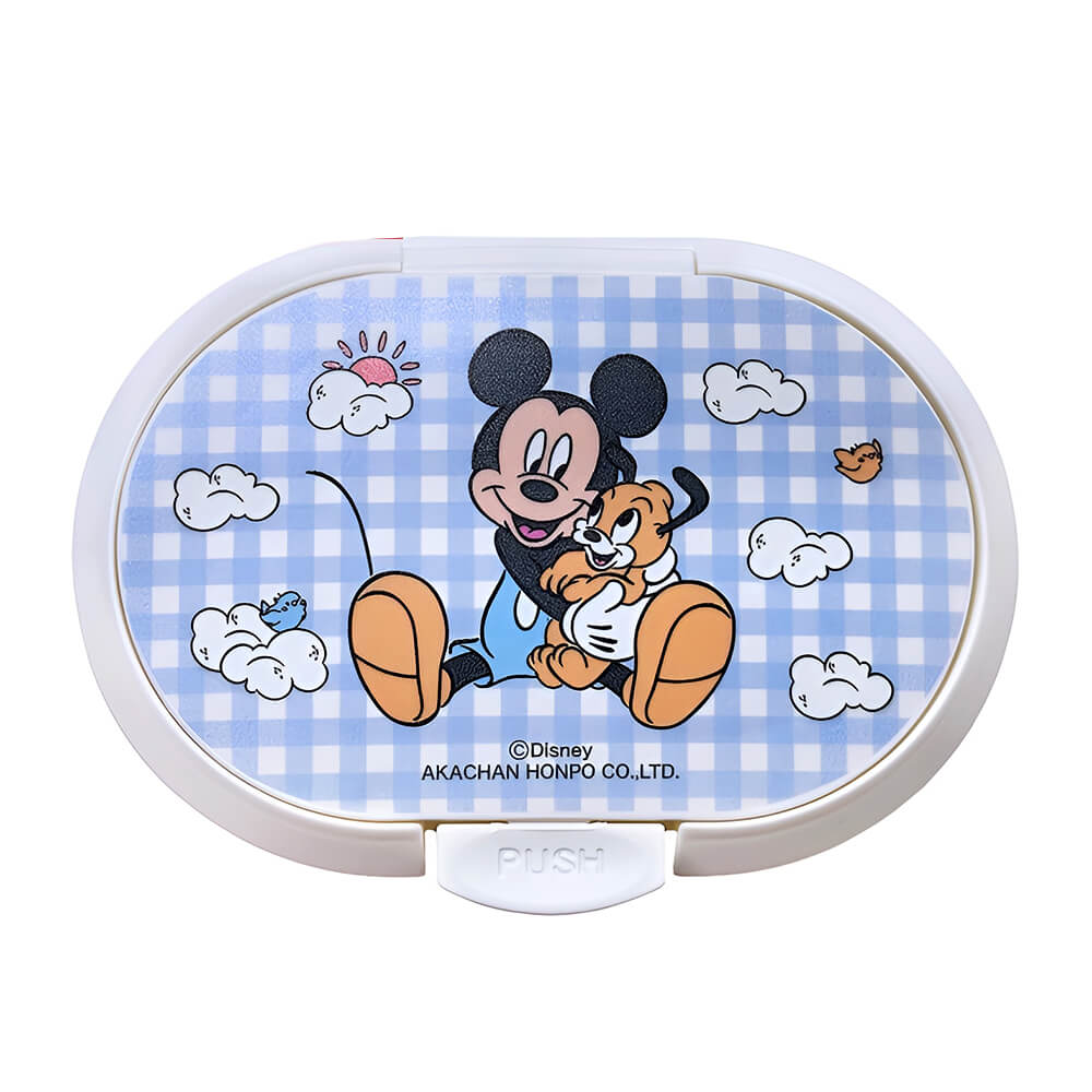Багаторазова кришка-клапан для вологих серветок Akachan Honpo (Disney Mickey & Pluto)