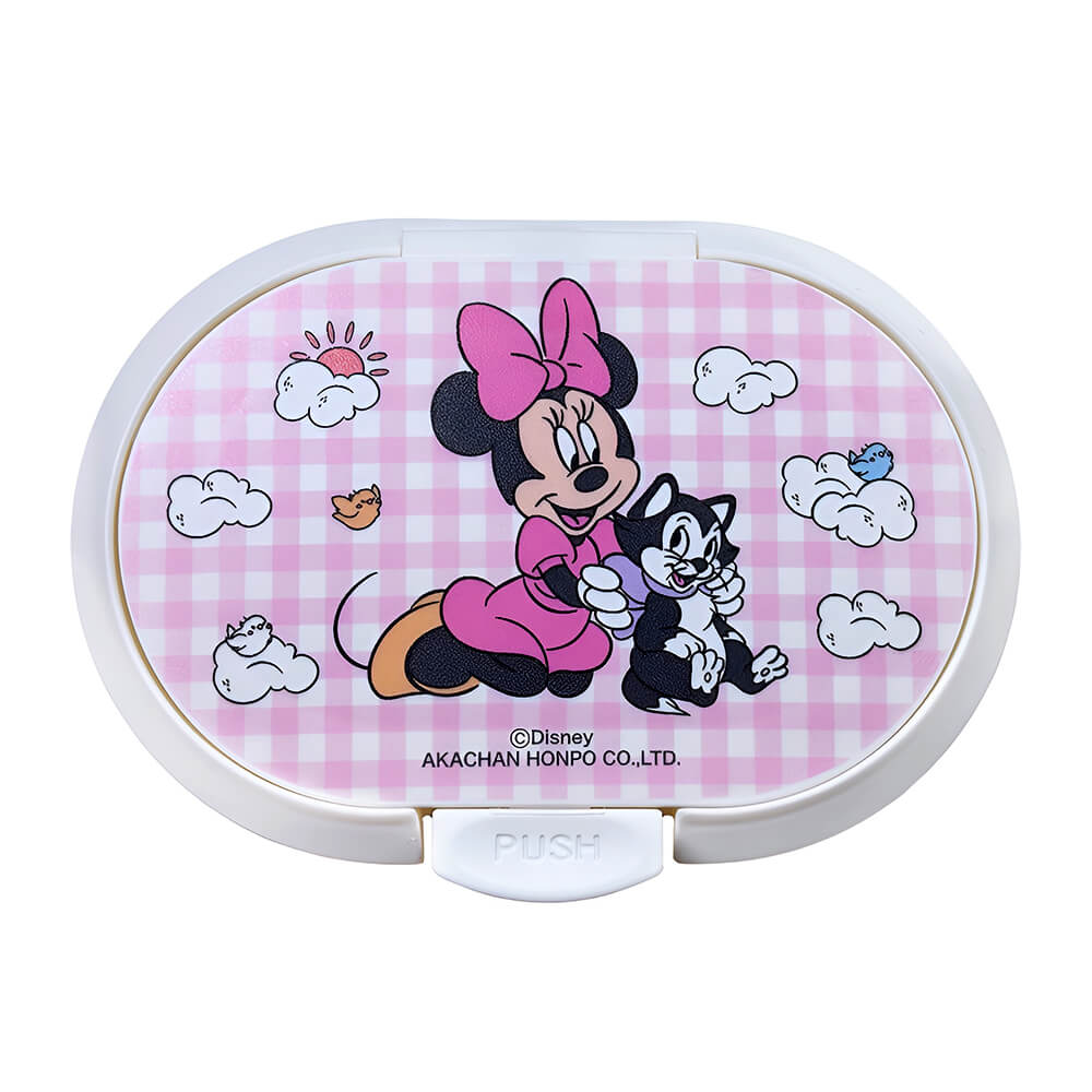 Багаторазова кришка-клапан для вологих серветок Akachan Honpo Disney (Minnie Mouse & Figaro)