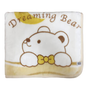 Дитяча ковдра ворсиста преміум-класу «Dreaming Bear» (Японія), 85х115 см