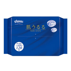 Лосьйон-серветки Kleenex Hada Ururu Lotion Tissues в м'якій упаковці Soft Pack (120 пар/240 аркушів)