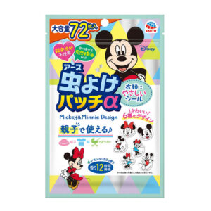 Дитячі наклейки від комах Earth Insect Repellent Patch Mickey & Minnie з натуральним маслом лимонного евкаліпта, 72 шт.